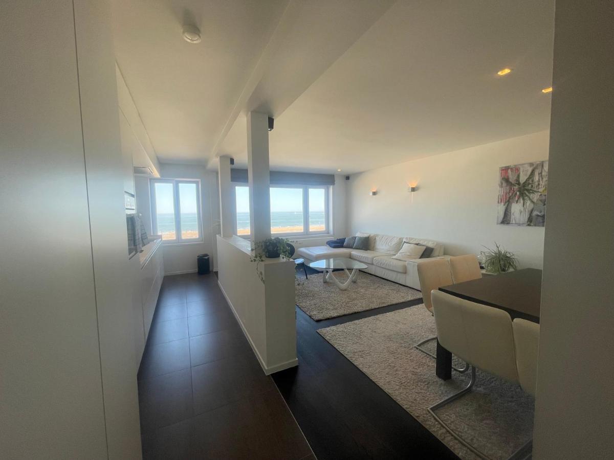 Luxe App - Zeedijk Mariakerke - Prachtig Zeezicht Daire Oostende Dış mekan fotoğraf